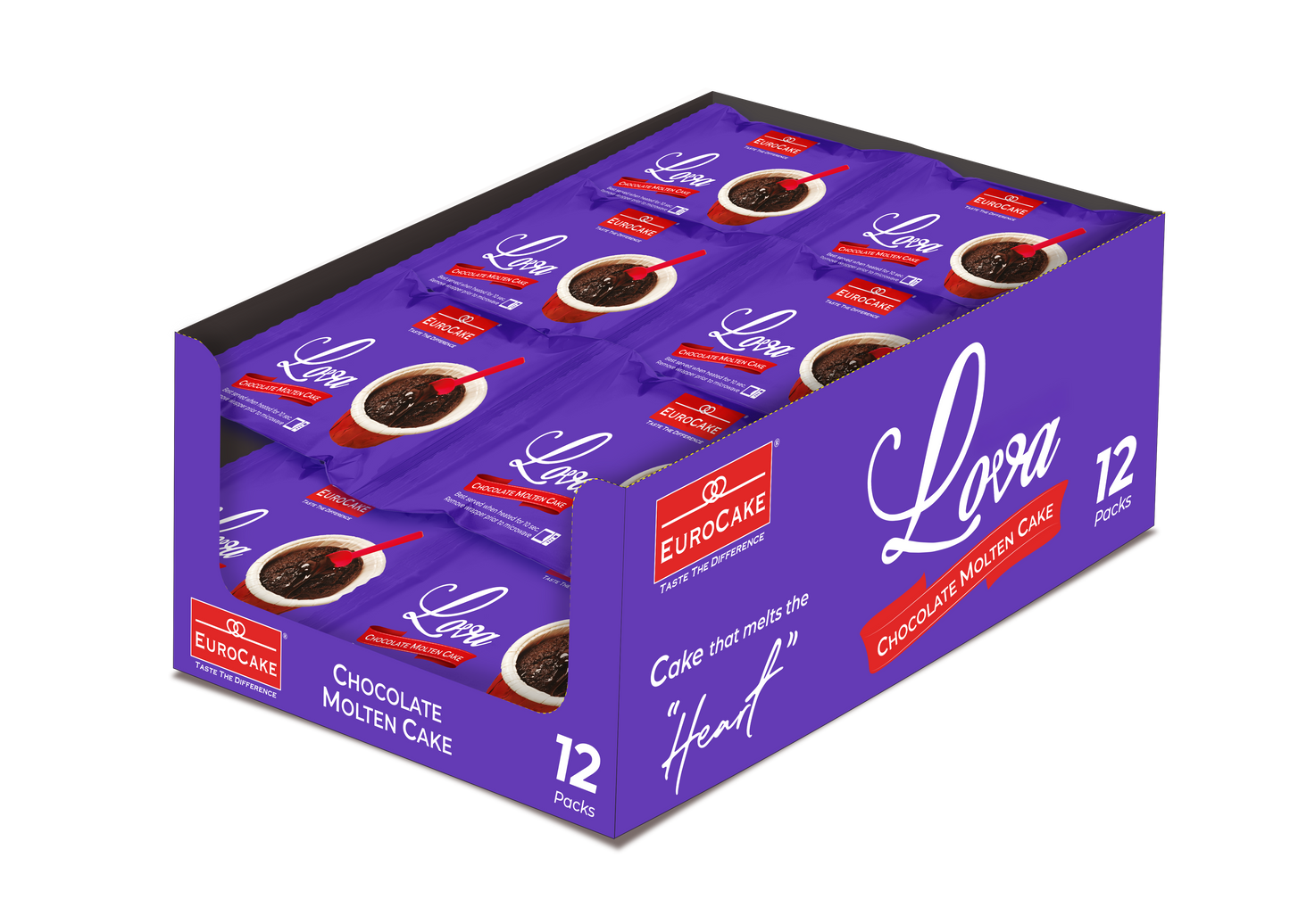 Eurocake Lova Chocolate Molten Cake 55g