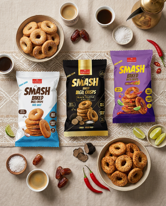 SMASH Baked Bagel Crisps — Snacking Box (3 Flavors)