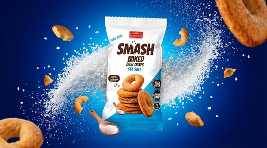 SMASH Baked Bagel Crisps Sea Salt 40g