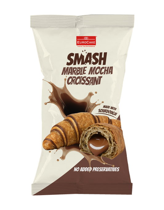 Smash Marble Mocha Croissant 300g (50g x 6)