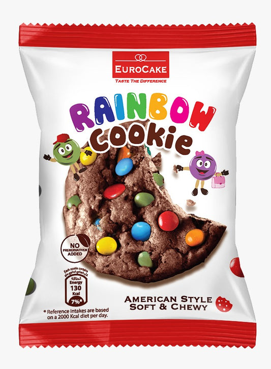 Eurocake Soft and Chewy Rainbow Cookie 6pc Box