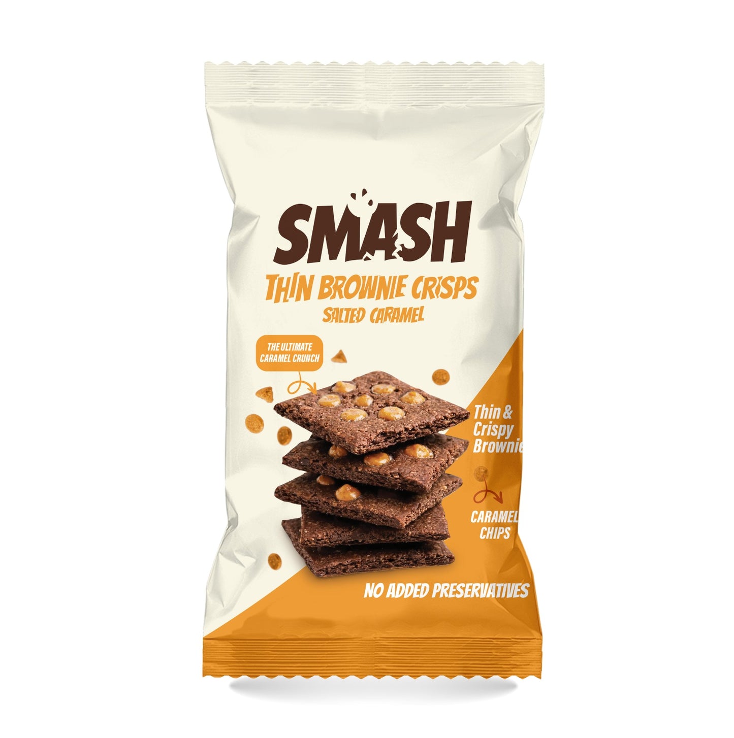 Smash Brownie Crisps Salted Caramel 40g