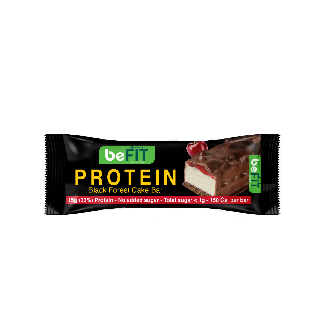 Befit Protein Cake Bar Black Forest - 3pcs Box (135gm)