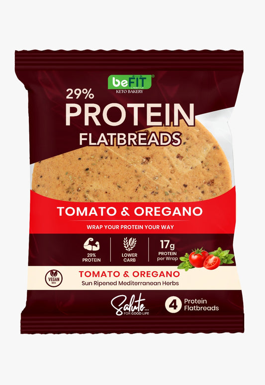 Befit Protein Flatbreads — Herby Classics Mix (2 Flavours, 8 Flatbreads)