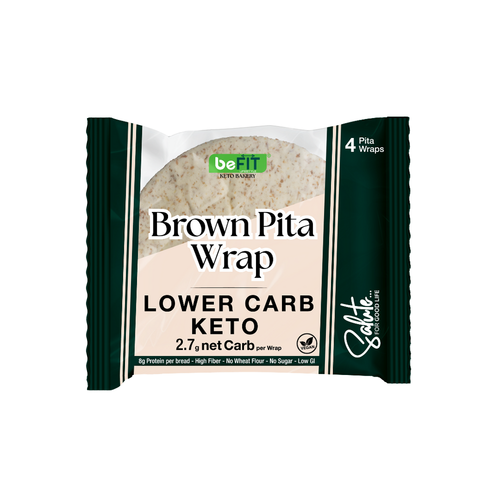 Befit Brown Pita Wrap Lower Carb Keto