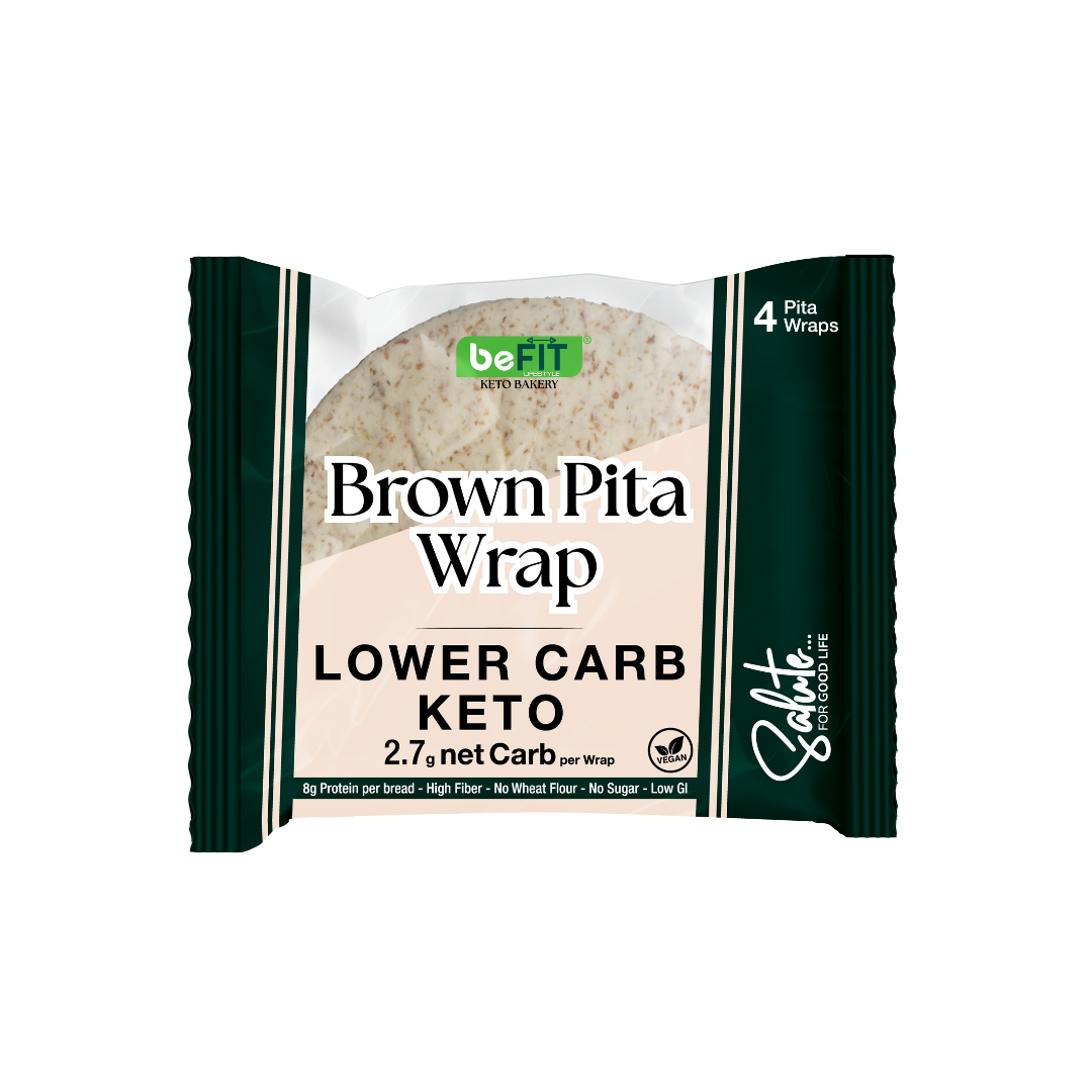 Befit Brown Pita Wrap Lower Carb Keto