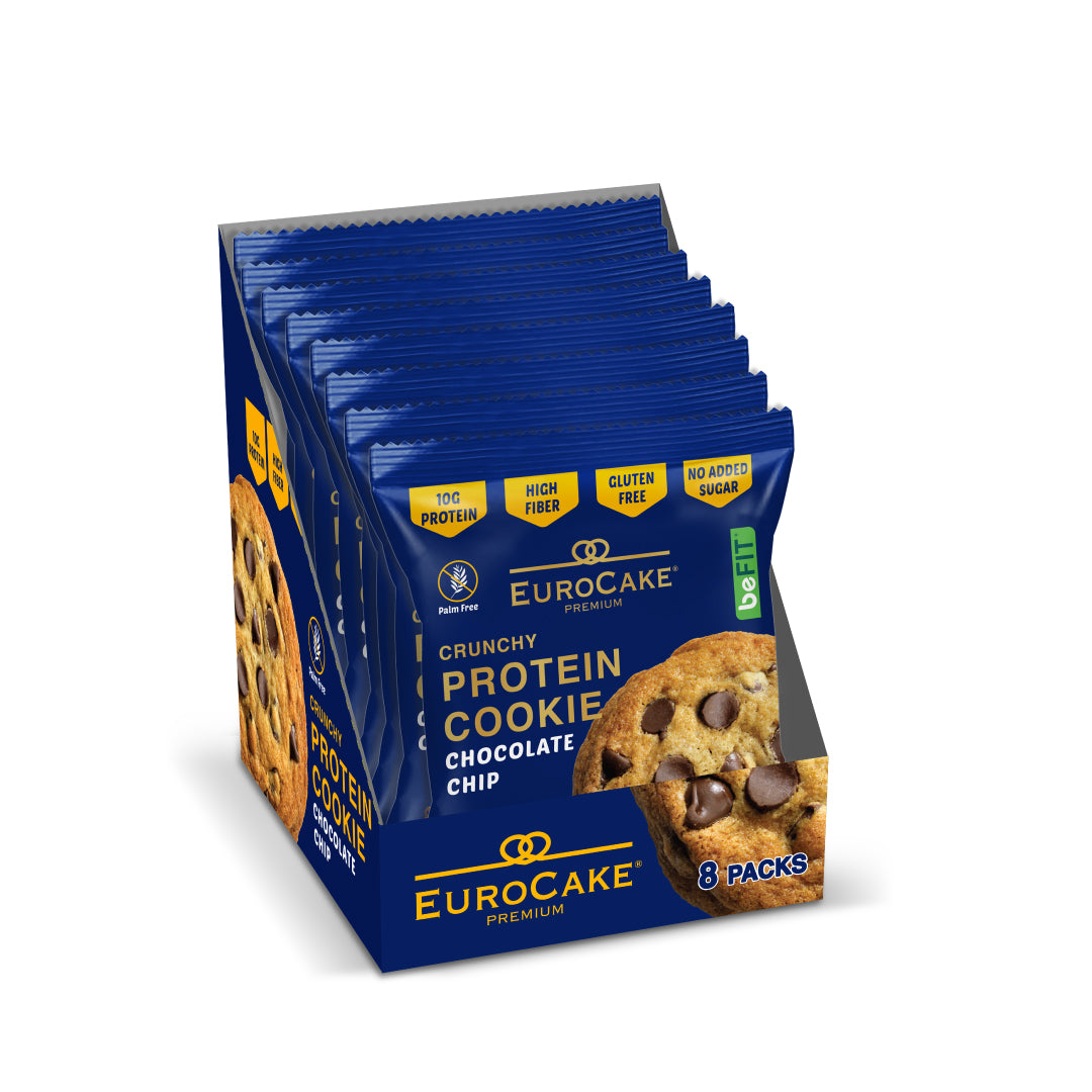 Befit Chocolate Chip Crunchy Protein Cookies - 8pc Box