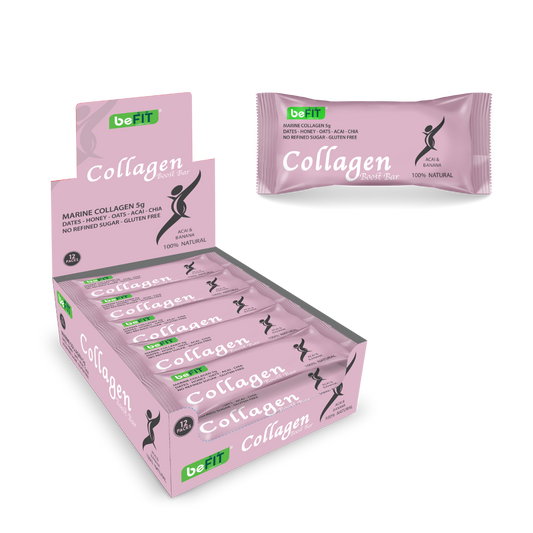 Befit Collagen Bar Acai & Banana - 12pcs Box (540gm)