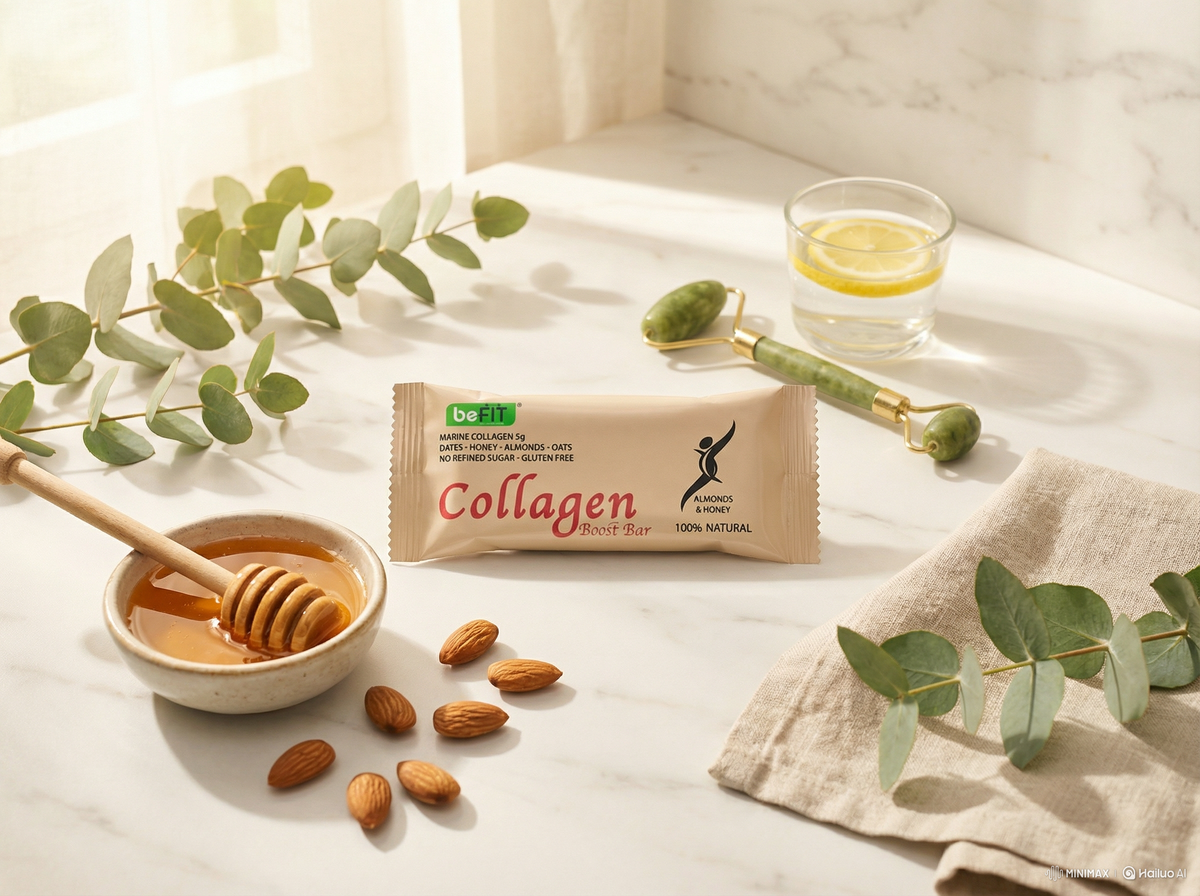 Befit Collagen Bar Almond & Honey - 12pcs Box (540gm)