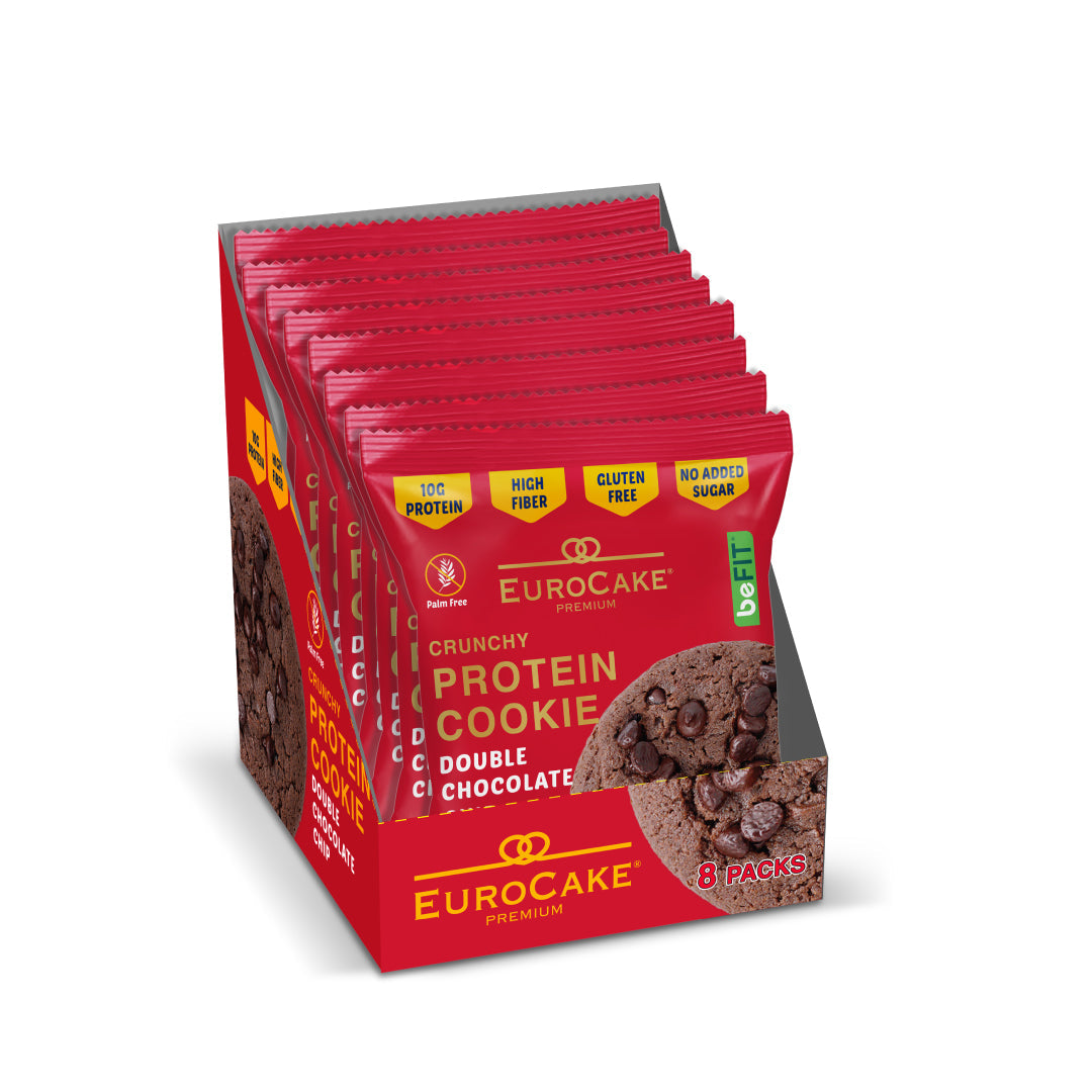 Befit Double Chocolate Chip Crunchy Protein Cookies - 8pc Box