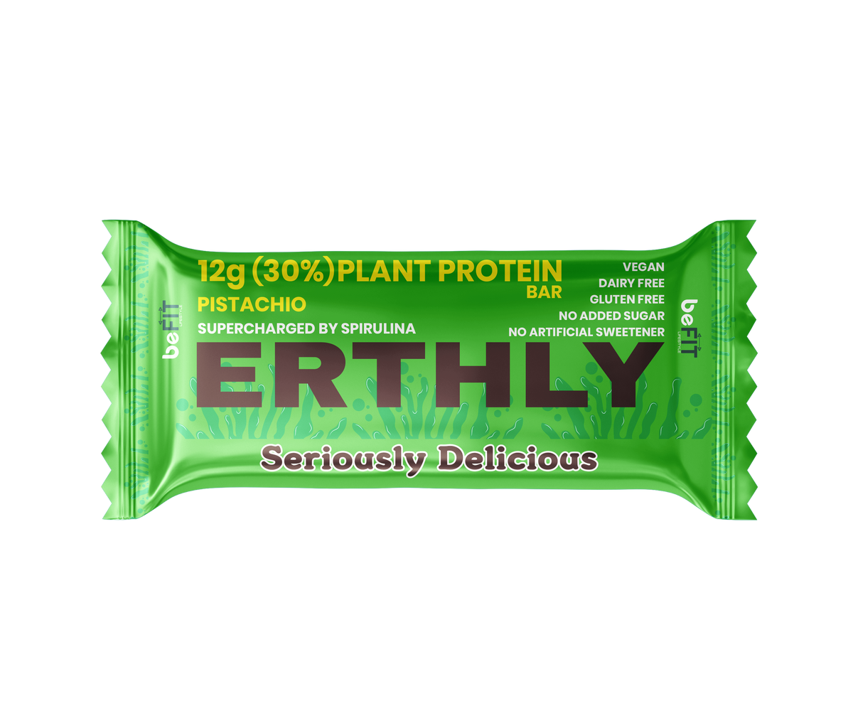 ERTHLY by Befit Pistachio plant protein bar 40g single pack