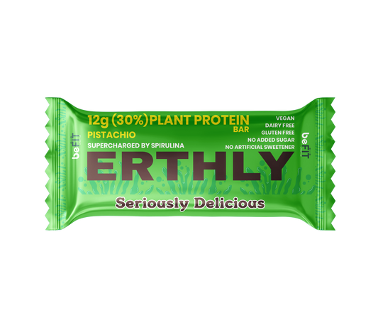 ERTHLY by Befit Pistachio plant protein bar 40g single pack