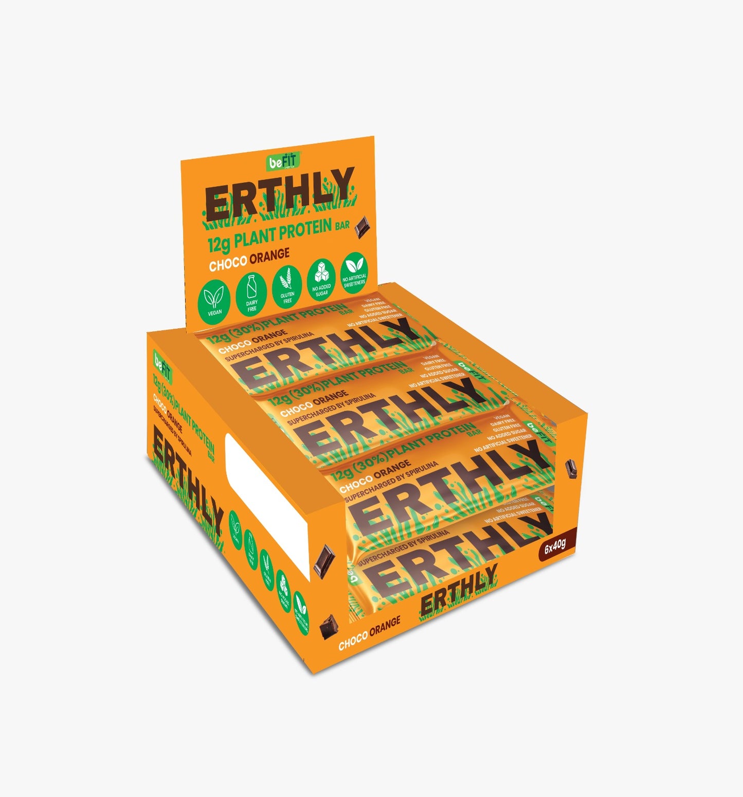 Erthly by Befit — Choco Orange Plant Protein Bar (40g)