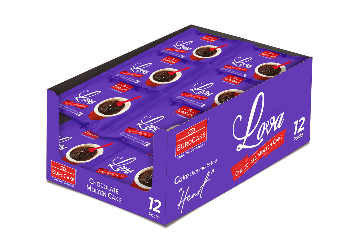 Eurocake Lova Chocolate Molten Cake 55g