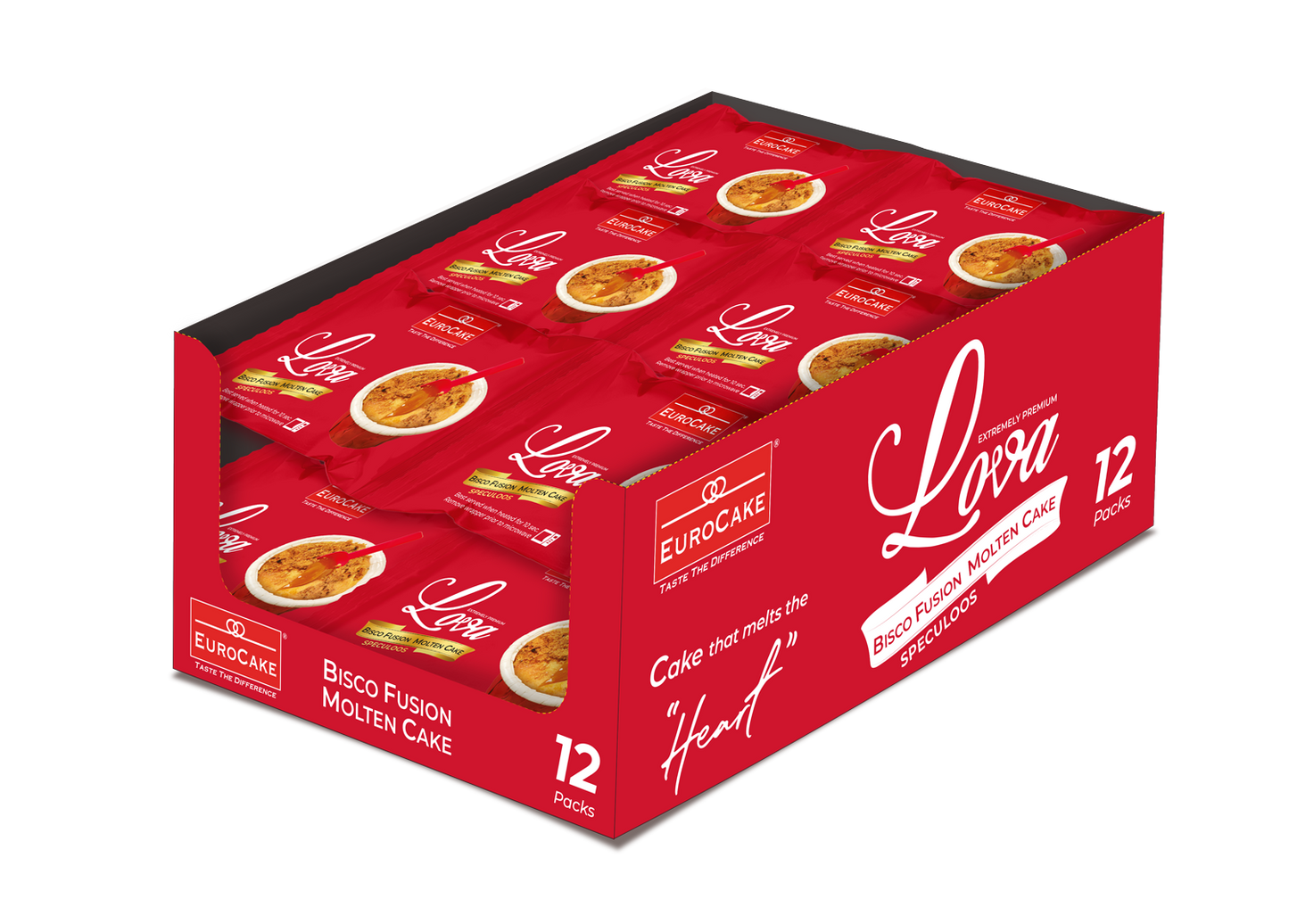 Eurocake Lova Bisco Molten Cake 55g