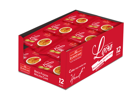 Eurocake Lova Bisco Molten Cake 55g