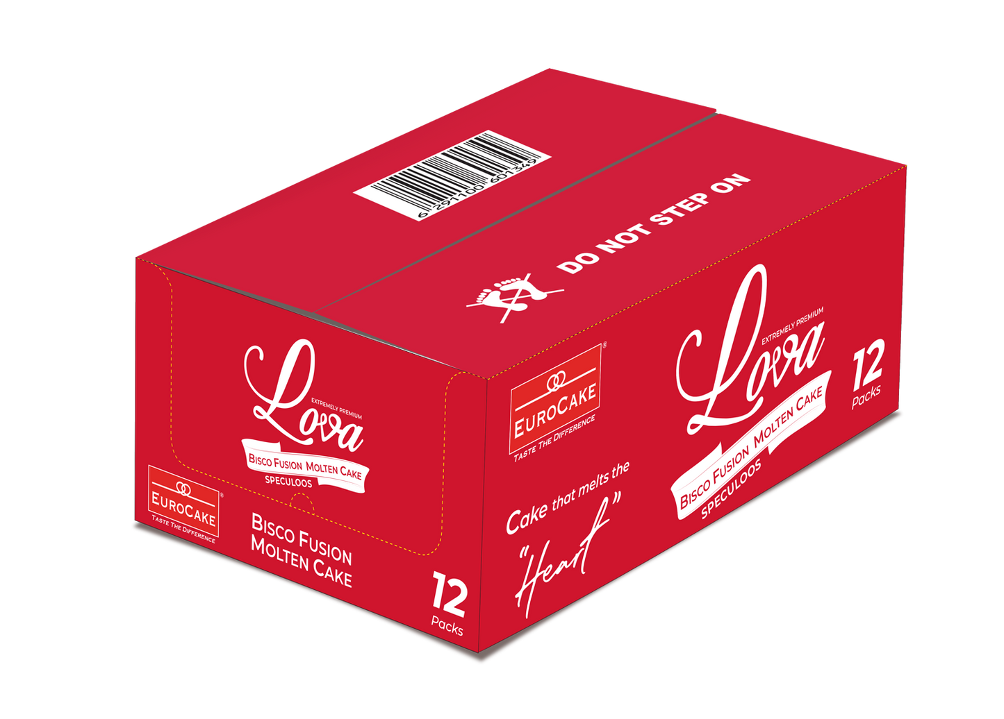 Eurocake Lova Bisco Molten Cake 55g