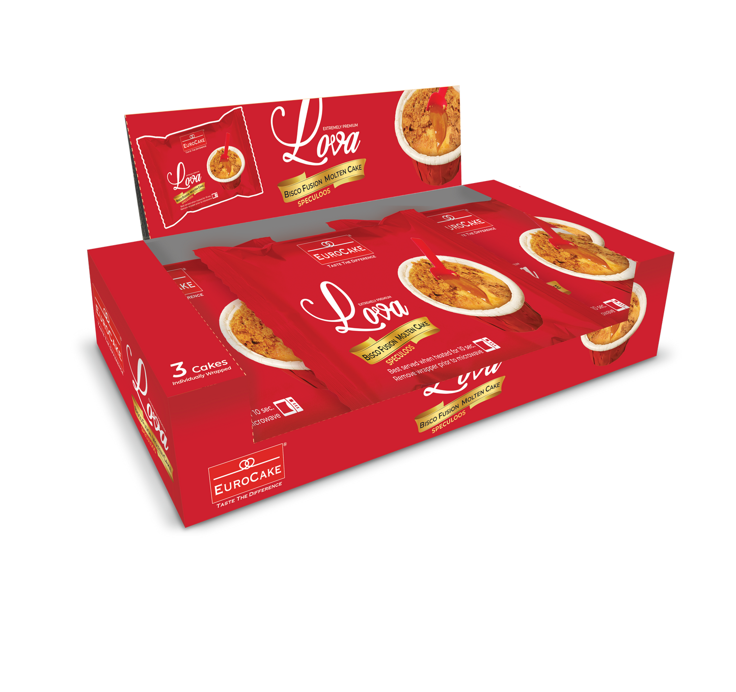 Eurocake Lova Bisco Molten Cake 55g