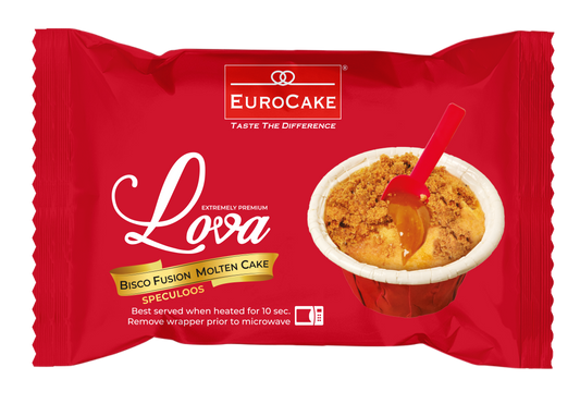 Eurocake Lova Bisco Molten Cake 55g