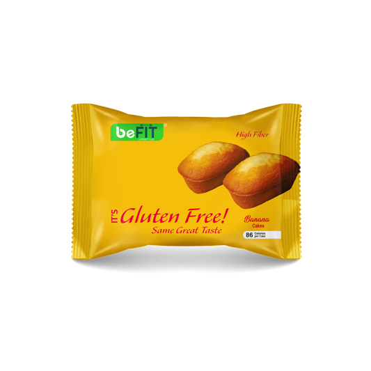 Befit Gluten-Free Cake Banana - 4pcs Box (184gm)