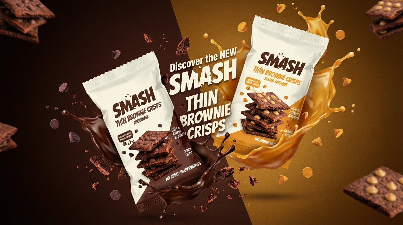 Smash Brownie Crisps Salted Caramel 40g
