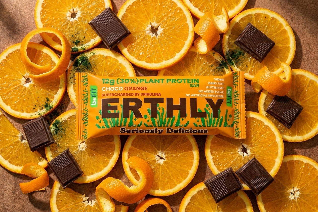 Erthly by Befit — Choco Orange Plant Protein Bar (40g)