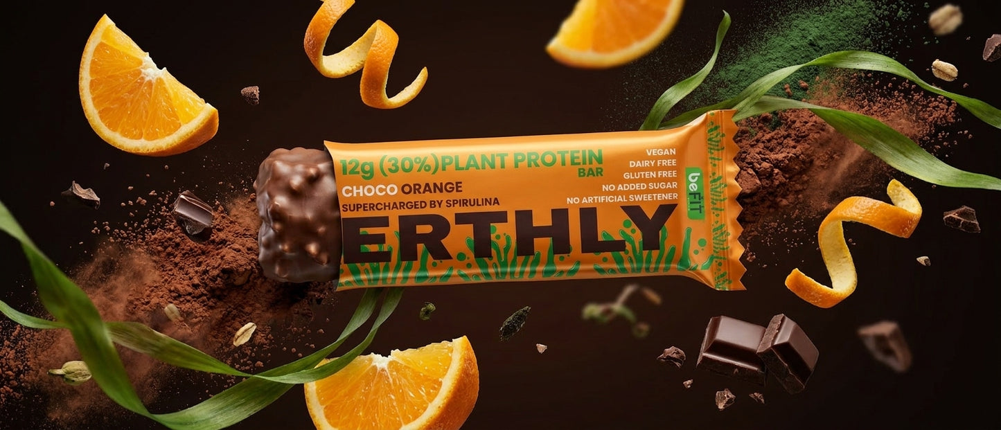 Erthly by Befit — Choco Orange Plant Protein Bar (40g)