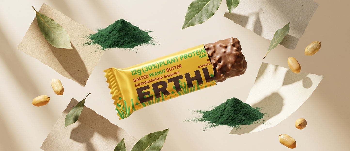 Erthly by Befit — Salted Peanut Butter Plant Protein Bar (40g)