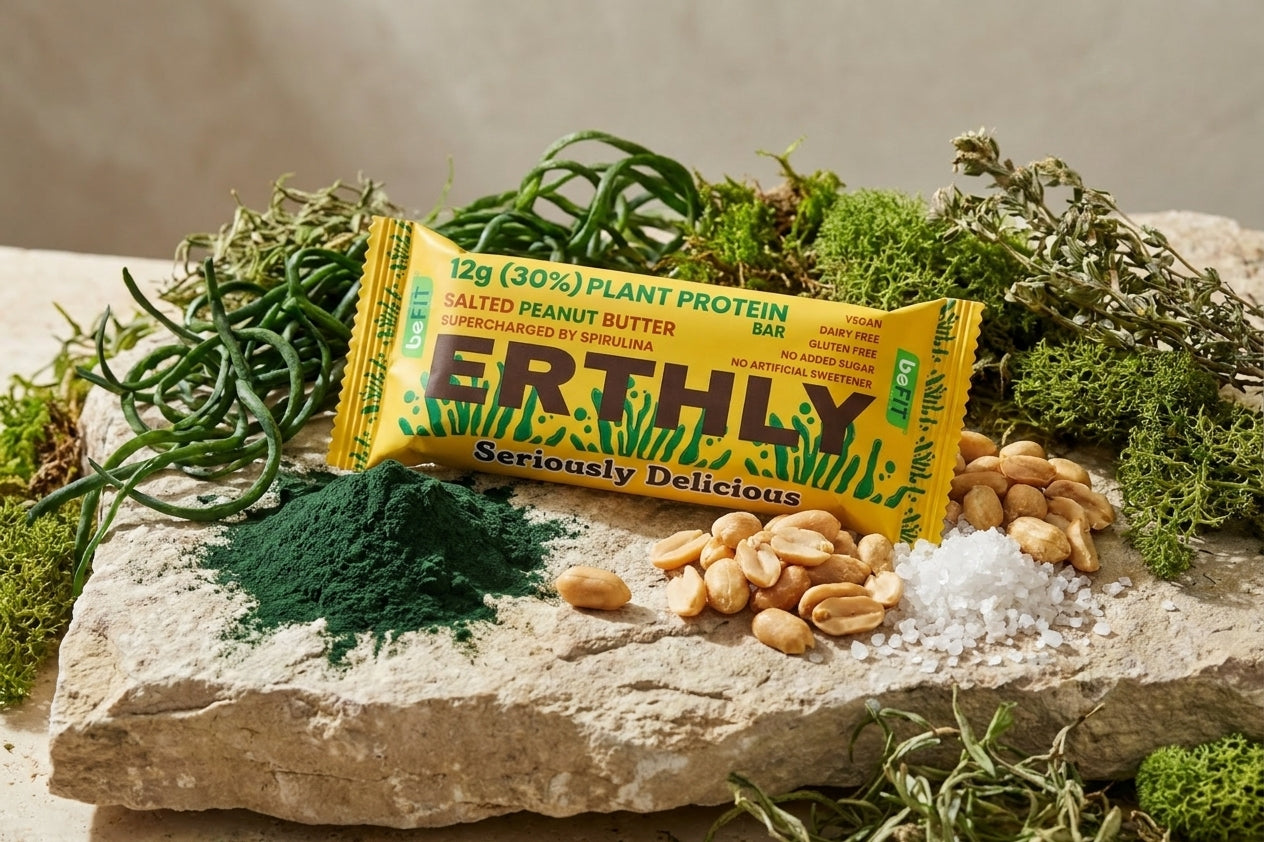 Erthly by Befit — Salted Peanut Butter Plant Protein Bar (40g)