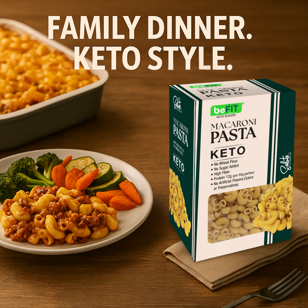 Befit Keto Pasta Duo — Macaroni + Fusilli (2 x 200gm)