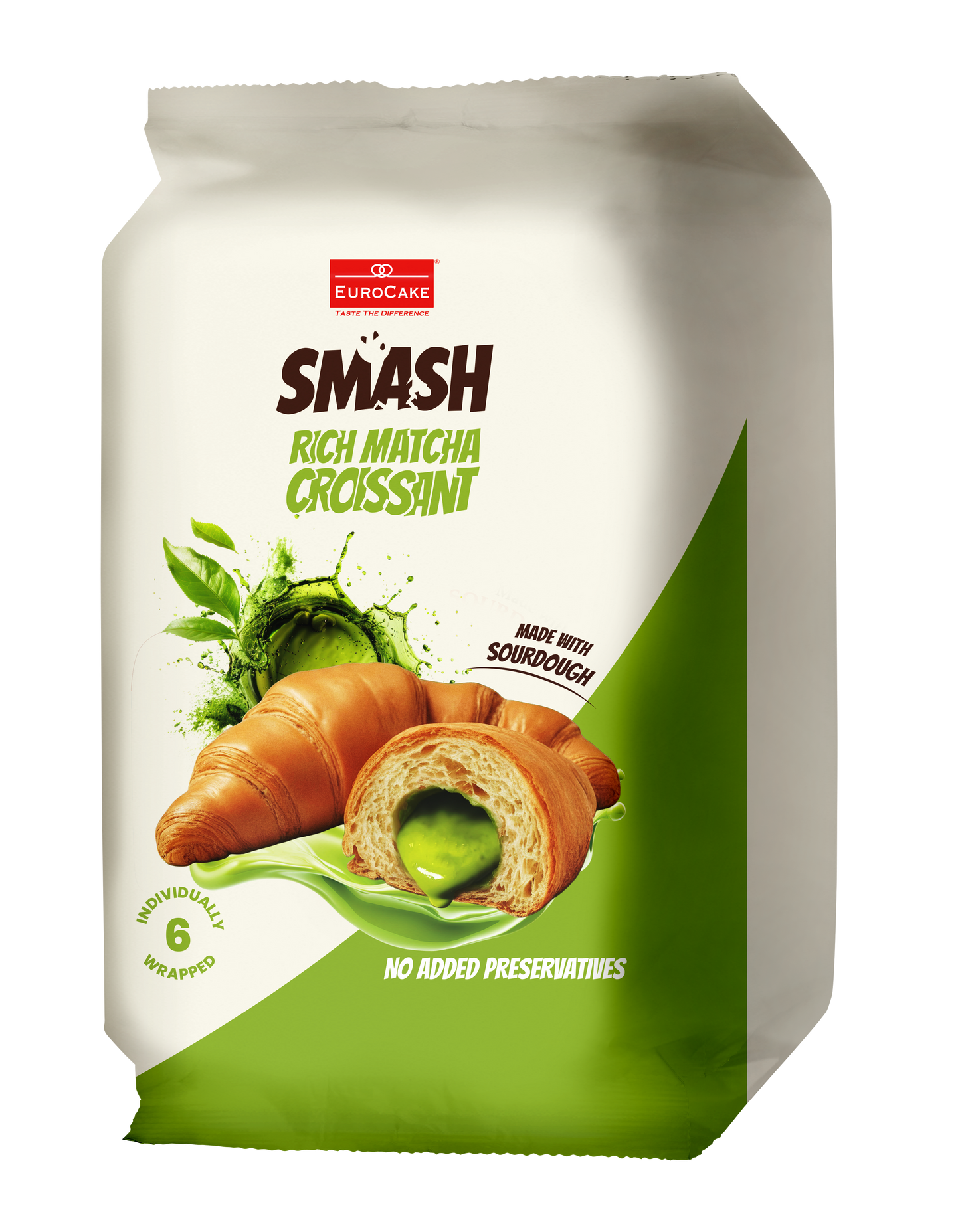 Smash Rich Matcha Croissant 300g (50g x 6)