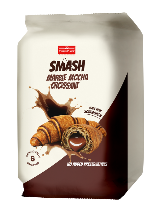 Smash Marble Mocha Croissant 300g (50g x 6)