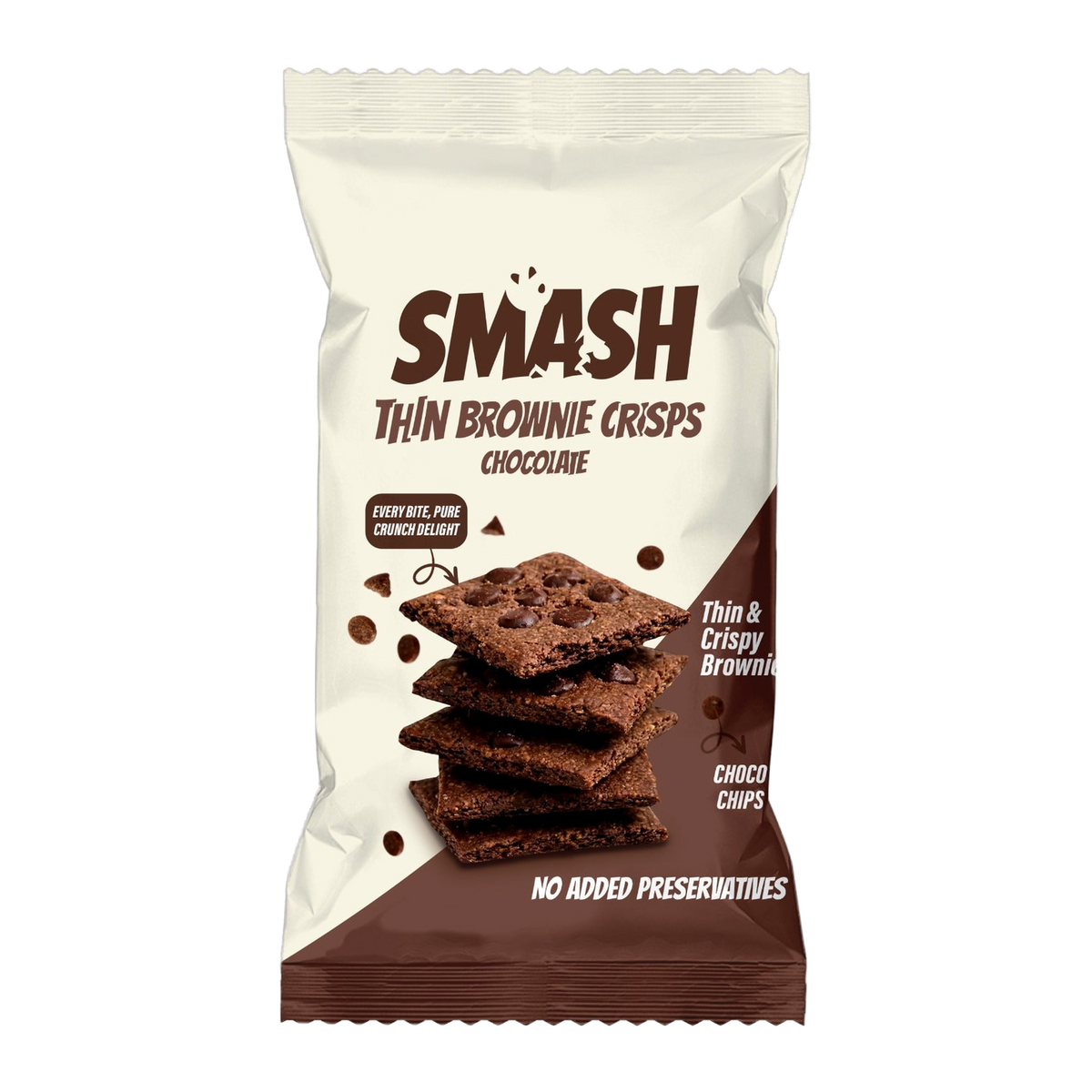 Smash Brownie Crisps Chocochip 40g