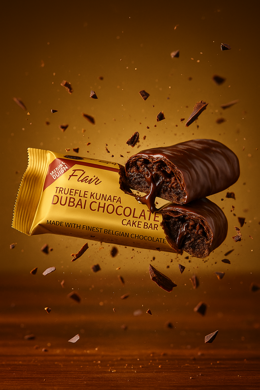 Flair Dubai Ajwa Dates Chocolate Cake Bar - 6pcs Box (165gm)