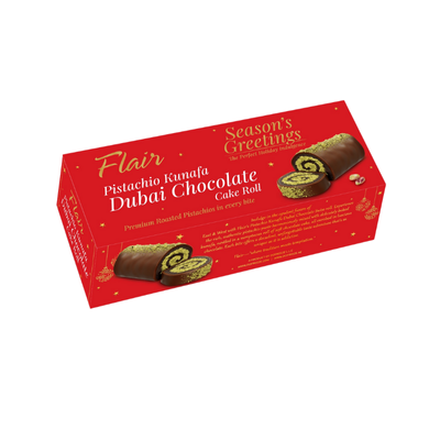 Pistachio Kunafa Dubai Chocolate Cake Roll 165gm
