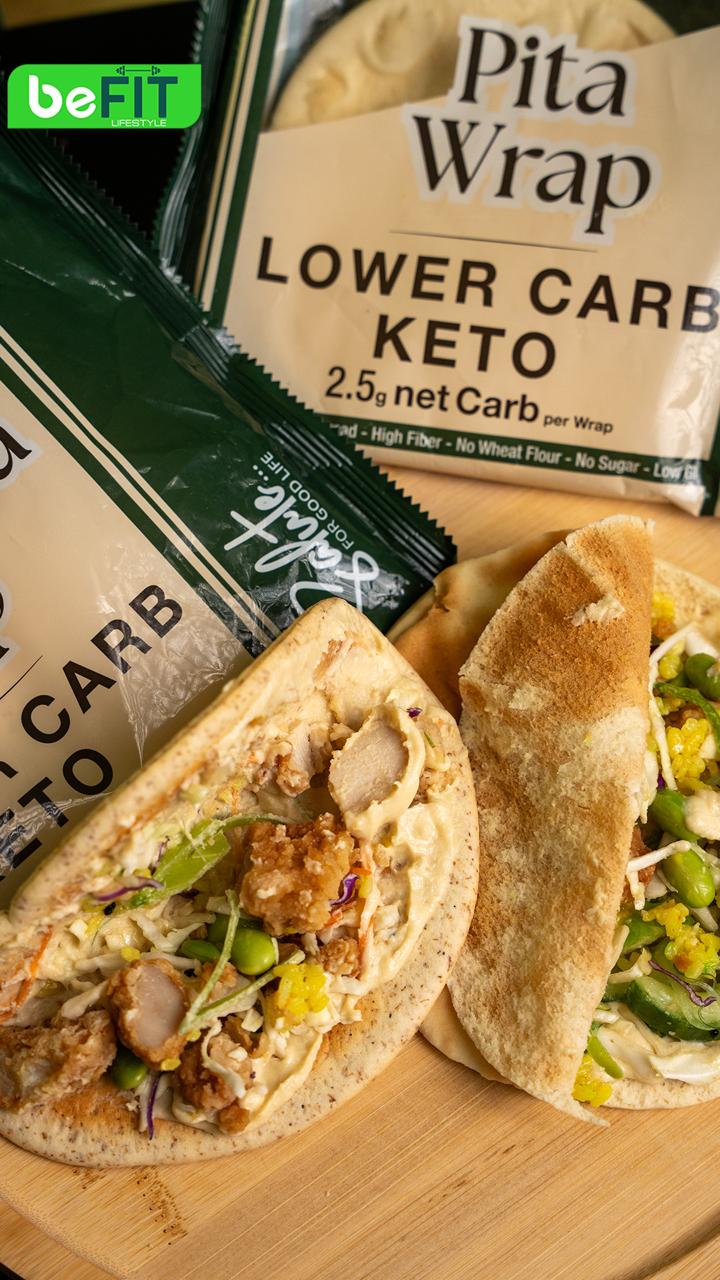 BeFit Pita Wrap Lower Carb Keto 200gm + BeFit Brown Pita Wrap Lower Carb Keto @20%Off