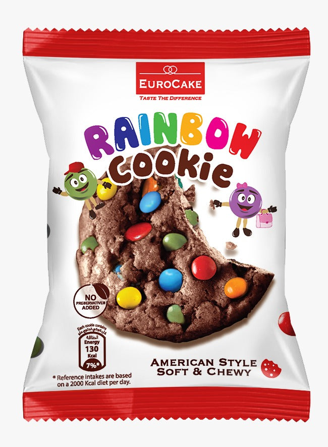 Eurocake Soft and Chewy Rainbow Cookie 6pc Box