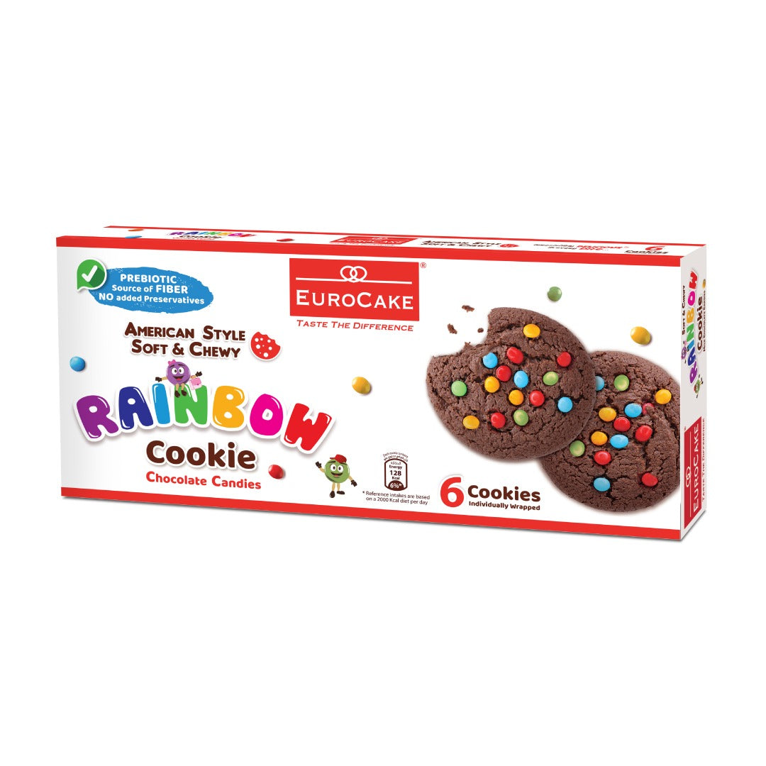 Eurocake Soft and Chewy Rainbow Cookie 6pc Box