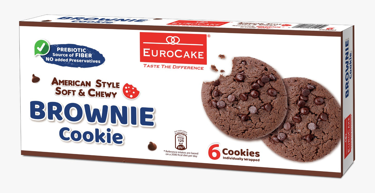 Eurocake Soft and Chewy Brownie Cookie 9pc Box