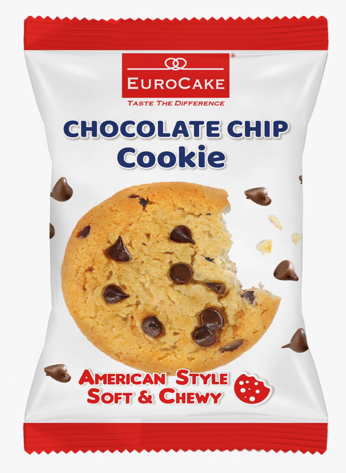 Eurocake Soft and Chewy Chocolate Chip Cookie 6pc Box