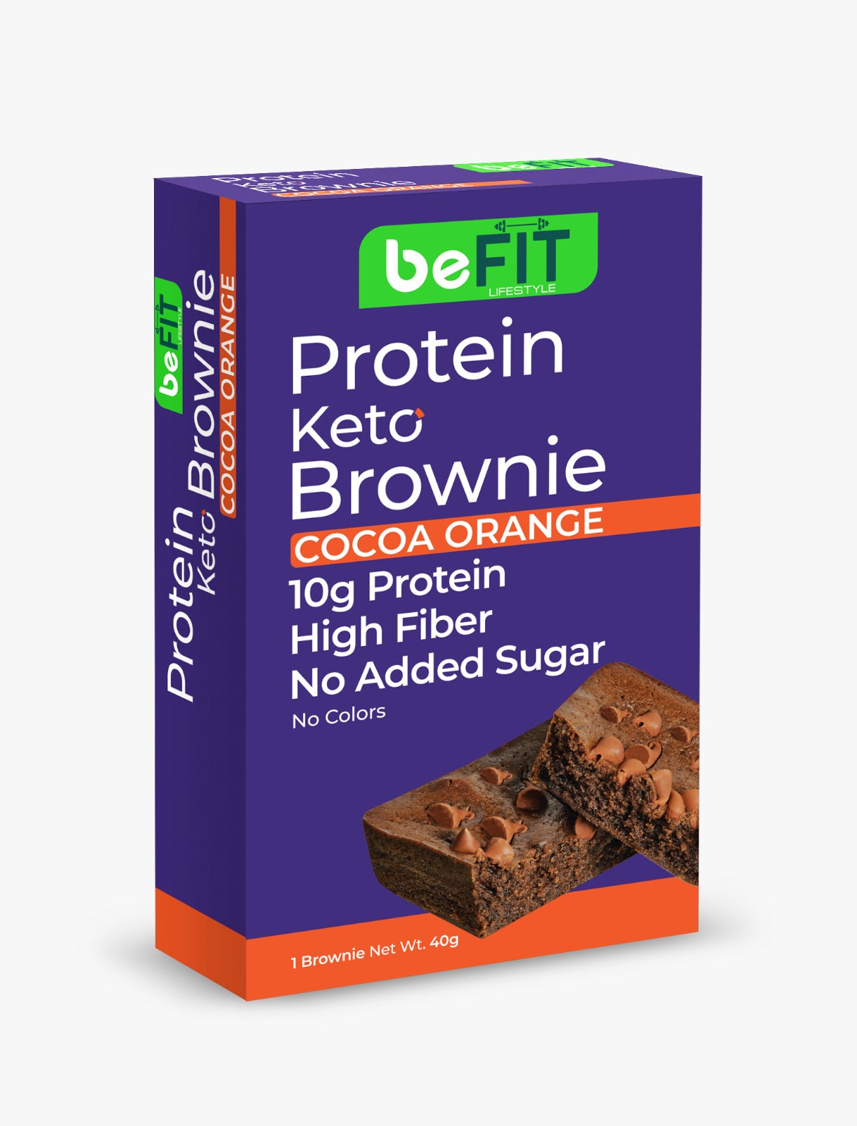 Befit Protein Keto Brownie Cocoa Orange 40g