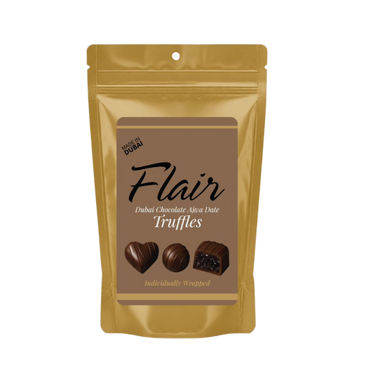 Flair Dubai Chocolate Ajwa Dates Truffles Pouch 120g