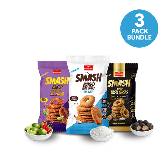 SMASH Baked Bagel Crisps — Snacking Box (3 Flavors)