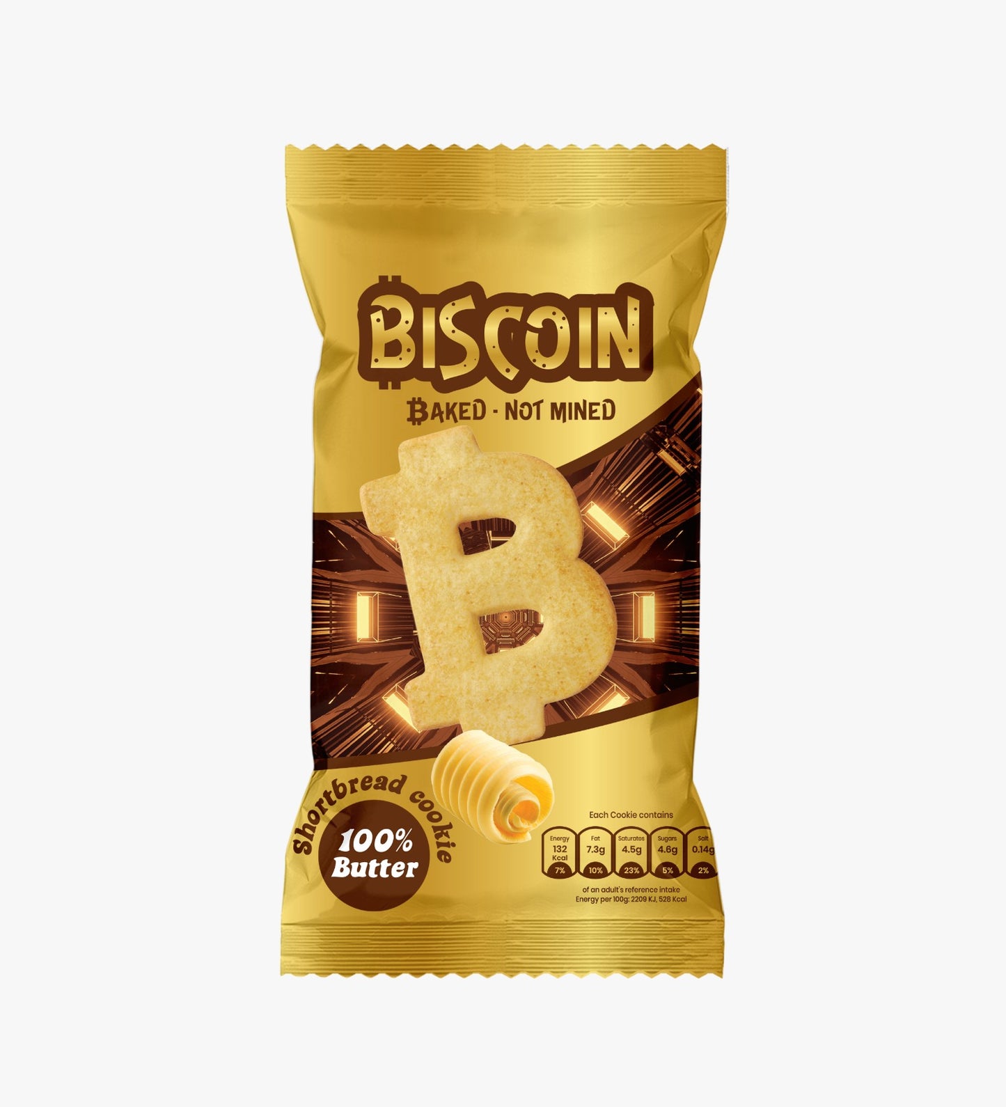 Biscoin Shortbread Cookie 100% Butter 25gm