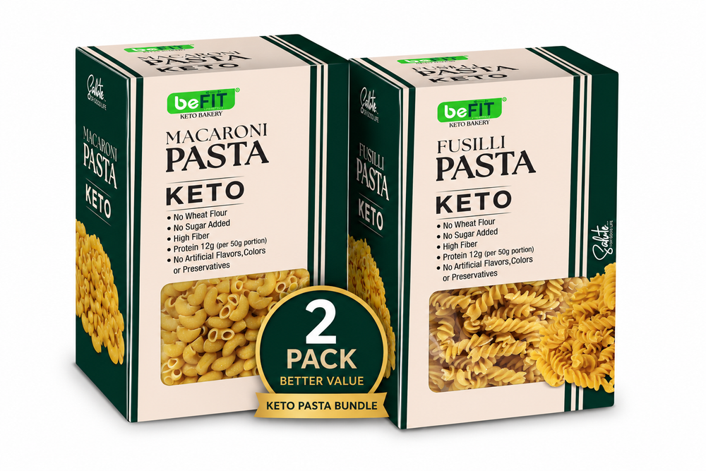 Befit Keto Pasta Duo Macaroni and Fusilli