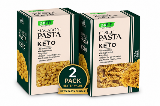 Befit Keto Pasta Duo — Macaroni + Fusilli (2 x 200gm)