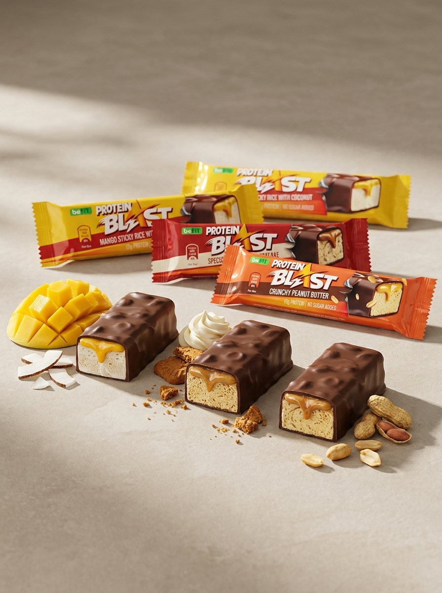 Befit Protein Blast Weekly Pack — 6 Bars. 3 Flavours. Week Sorted.