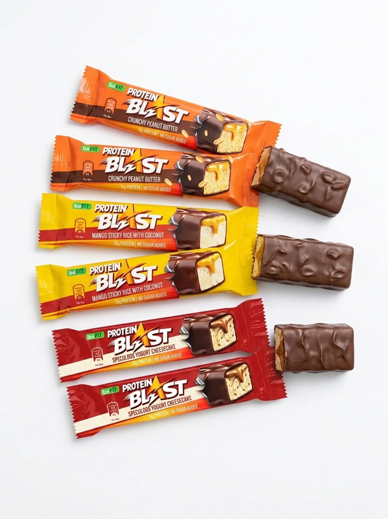 Befit Protein Blast Weekly Pack — 6 Bars. 3 Flavours. Week Sorted.