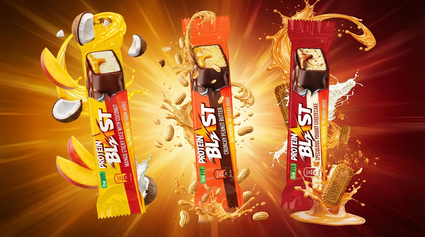 Befit Protein Blast Weekly Pack — 6 Bars. 3 Flavours. Week Sorted.