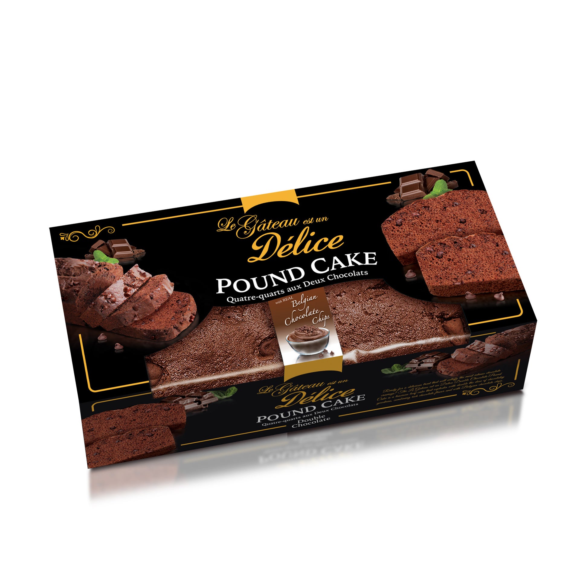 Le Gateau est un Delice Double Chocolate Pound Cake